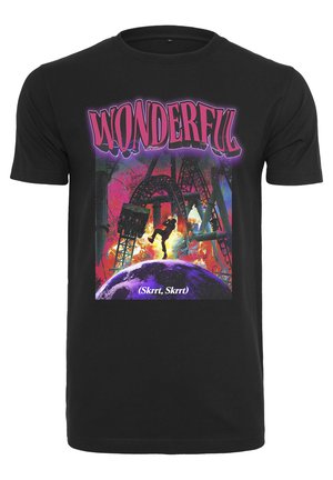 Mister Tee WONDERFUL - T-shirts print - black