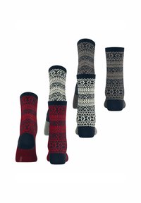 Esprit Sami Pattern 3-Pack - Socken - marine