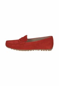Mokasinke - red suede
