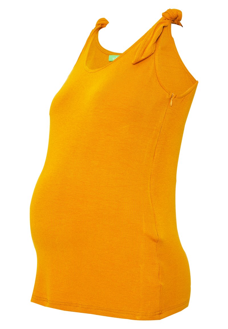 Spring Maternity Top metallic-rood