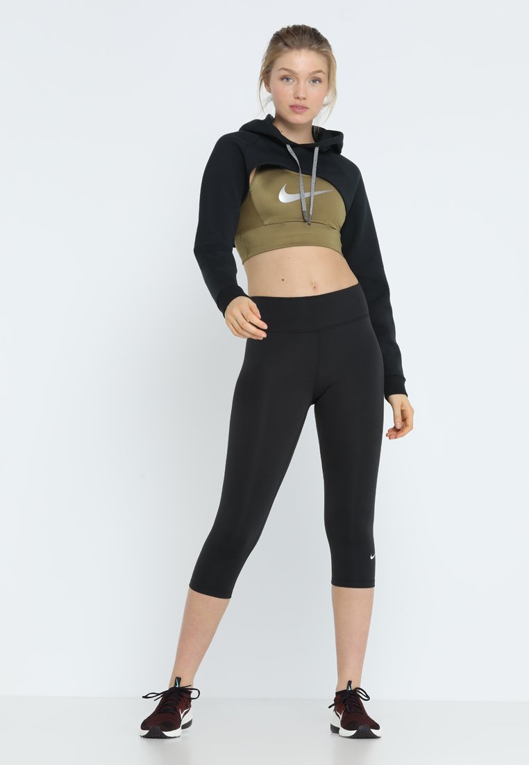 nike training one tight capri legging in black