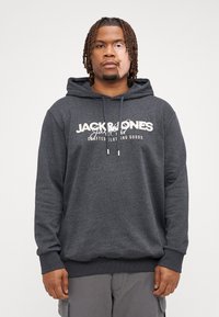 Jack & Jones JJALVIS HOOD 2 PACK - Sweatshirt - navy/black