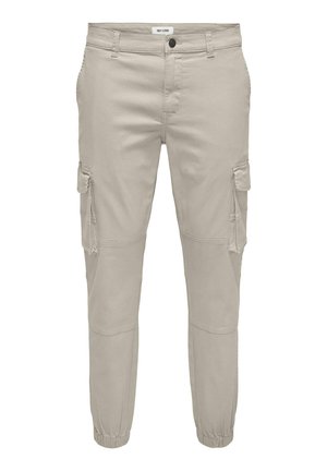 Only & Sons CARTER LIFE CUFF NOOS - Cargohose - hellgrau