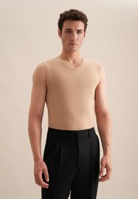 Seidensticker V NECK SLEEVELESS - Maglietta intima - brown