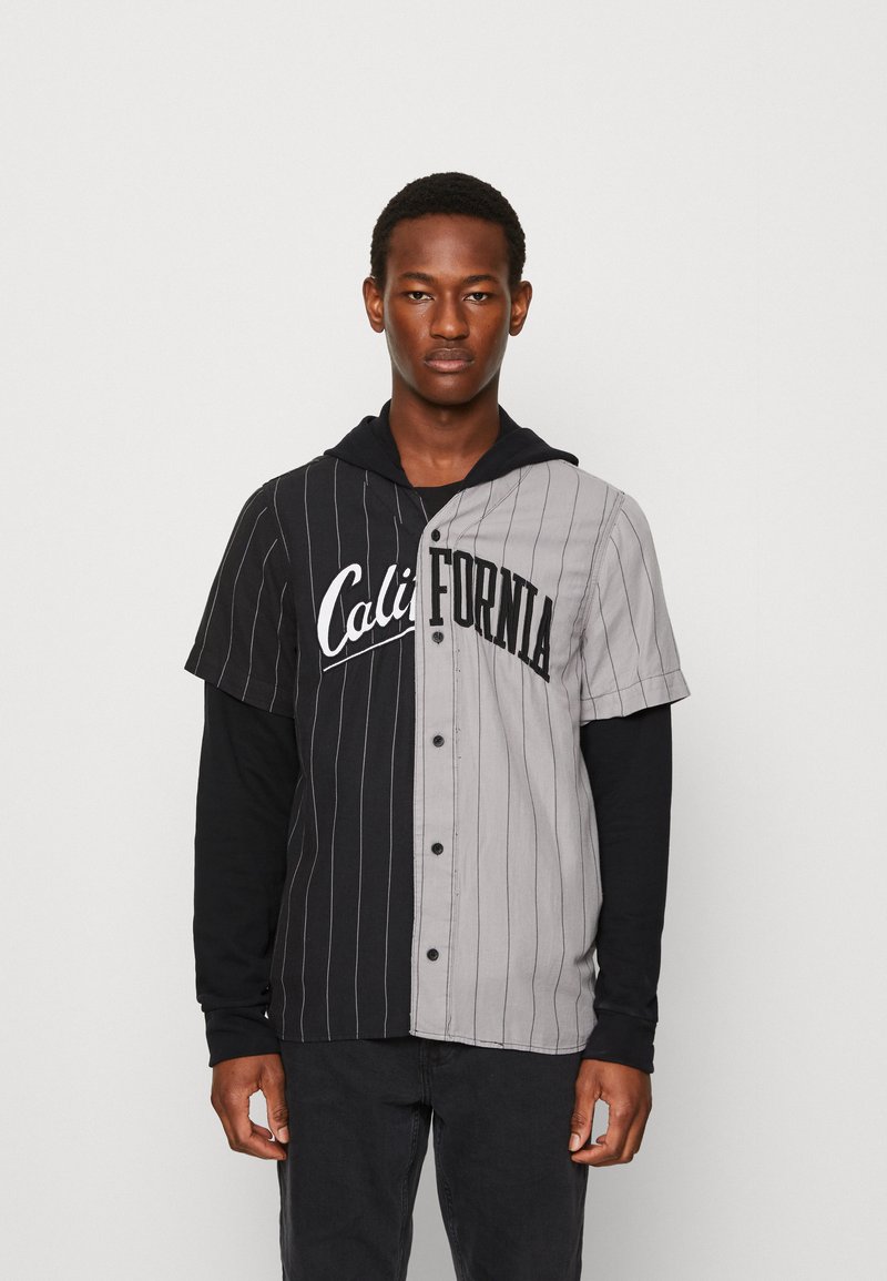 Hollister Co. BASEBALL HOODS Shirt black splice/black Zalando.de