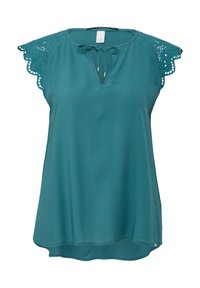QS Bluse - petrol