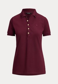 PIQUÉ POLO SHIRT - Bluză polo - dark garnet