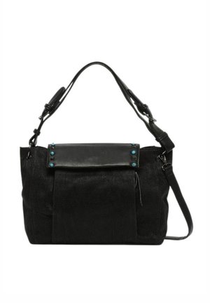 CON PEDRERÍA - Bolso de mano - black