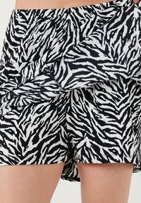 LELA ELASTIC WAIST - Minigonna - white striped
