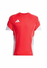 TIRO 25 COMPETITION - Football shirt - pure ruby   team grey four