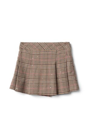 OVS, CHECKED SKORT - Shorts - brown