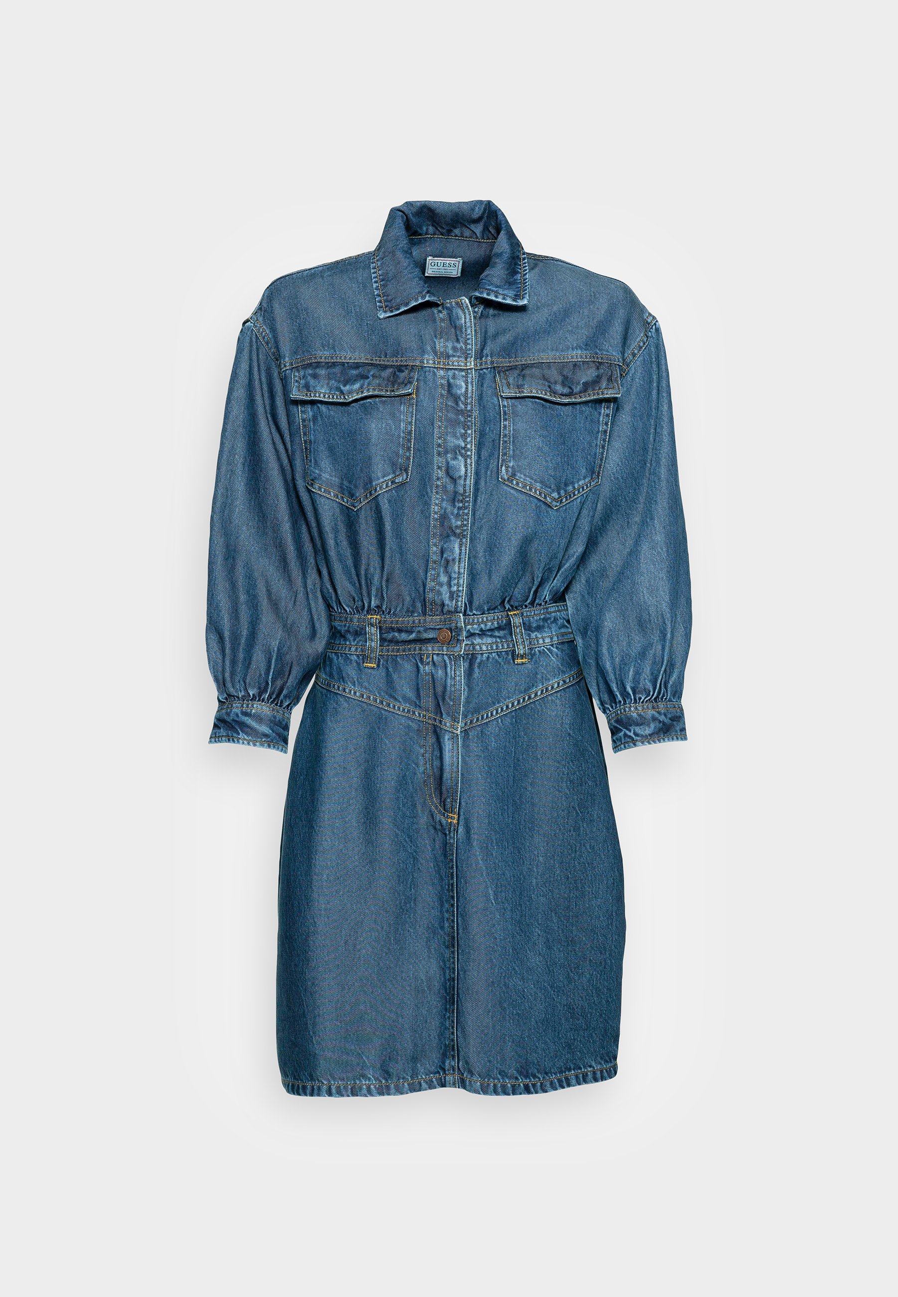 Guess GIOIA DRESS - Denim dress - ohio 
