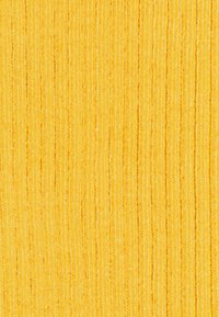 Tissu côtelé de couleur jaune vif, présentant des lignes verticales qui créent de la texture et de la profondeur. Lisse avec un motif uniforme sur toute la surface.