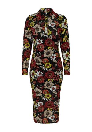 Robe fourreau - brown