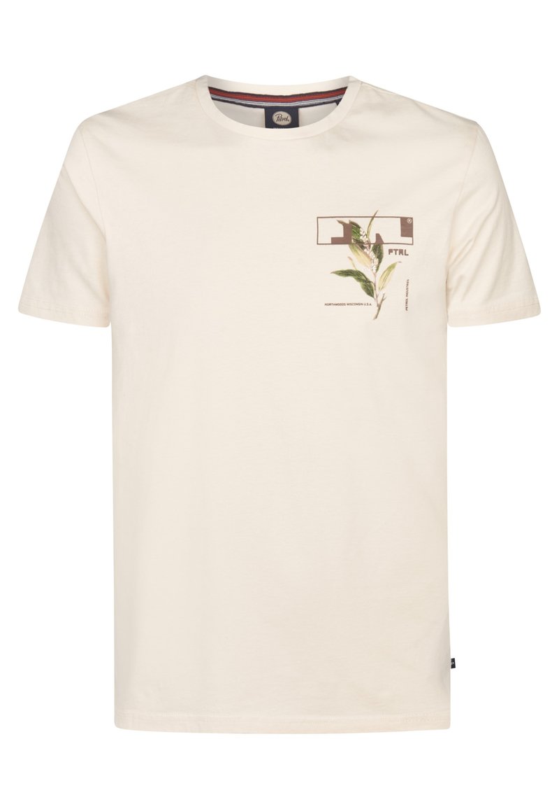 Petrol Industries T-shirt print beige