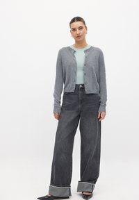NA-KD ROUND NECK LONG SLEEVE - Ilgarankovis viršutinės dalies drabužis - blue