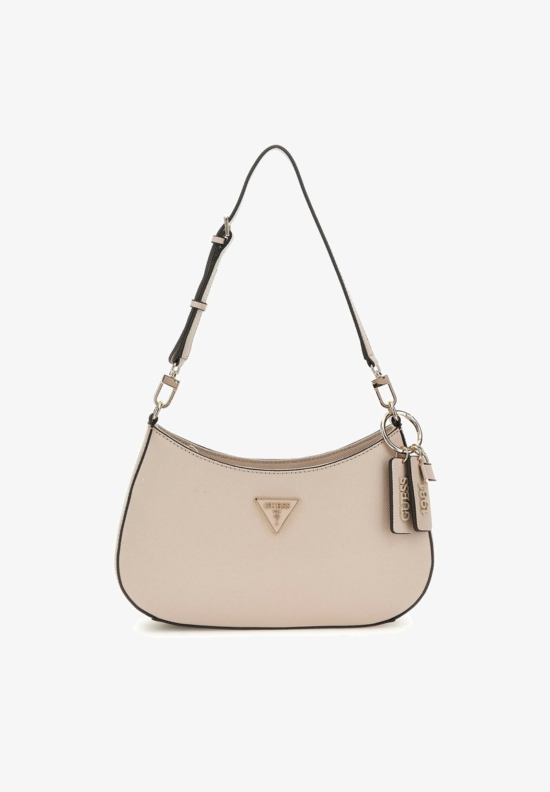 Guess NOELLE TOP ZIP SHOULDER BAG - Handväska - creme