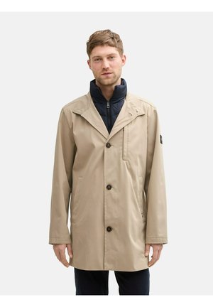 MIT ABNEHMBARER - Winter coat - cement beige