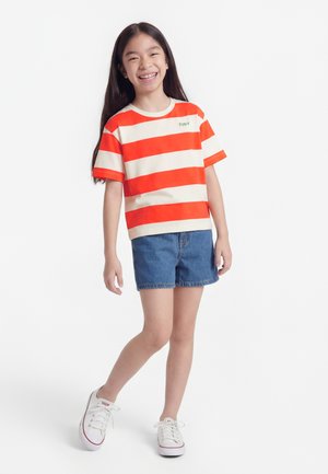 TINYCOTTONS STRIPES TEE UNISEX - T-shirt imprimé - summer red