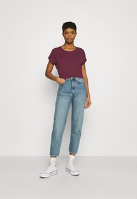 ONLY MOSTER O-NECK - Blusa - zinfandel