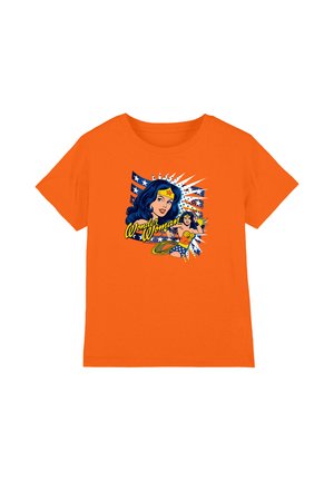 Cotton Soul, DCO POP ART WONDER UNISEX - Print T-shirt - orange