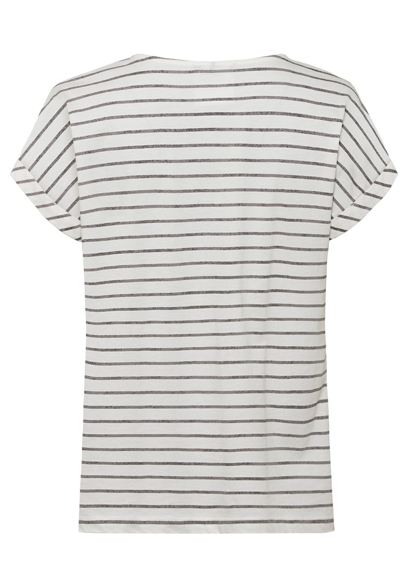 Damen T-Shirts | Olsen MIT STREIFENMUSTER UND BLÄTTERPRINT T-Shirt print offwhite - GB00327 Damen T-Shirts | Olsen MIT STREIFENMUSTER UND BLÄTTERPRINT T-Shirt print offwhite - GB00327