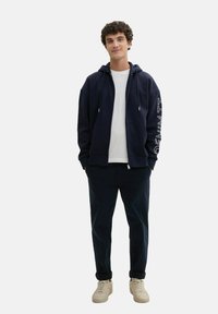 TOM TAILOR DENIM Zip-up sweatshirt - sky captain blue