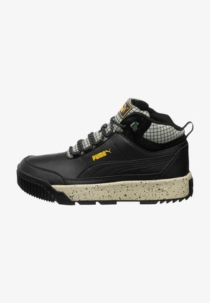 High-top trainers - puma black puma black-pebble gray apricot