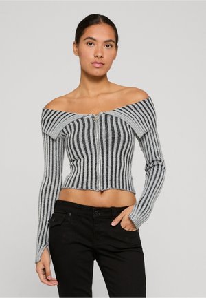 OFF SHOULDER - Cardigan - grey