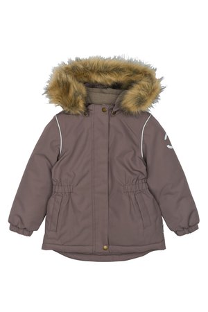WINTER JACKET WAIST SOLID W. FAKE FUR - Vinterkappa /-rock - sparrow