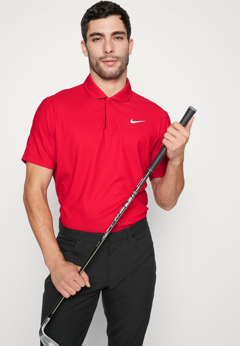 red nike polo golf