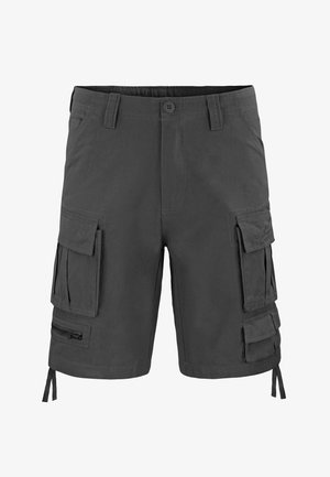 normani Outdoor Sports ATACAMA Sommer Baumwolle Bermuda Cargo mit Gürtel - Kurze Sporthose - anthrazit