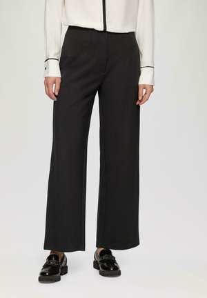 WIDE-LEG - Trousers - schwarz