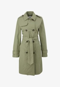 S.Oliver Damen 2141421 Trenchcoat Trenchcoat, Grün_7390, 32