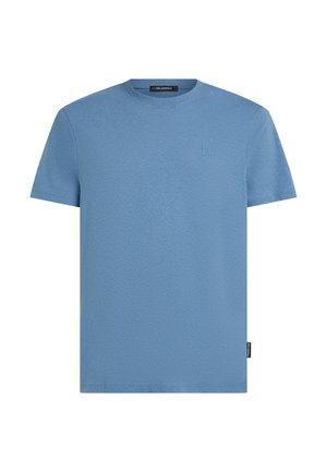 KARL LAGERFELD, MONOGRAM - T-shirts basic - coronet blue