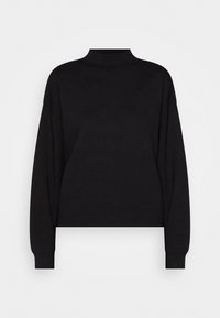YAS Strickpullover - black