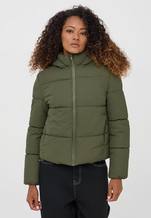 Terranova IMBOTTITO EFFETTO - Giacca invernale - verde militare scuro