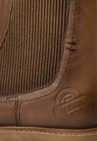 s.Oliver CHELSEA - Platform bokacsizmák - cappuccino