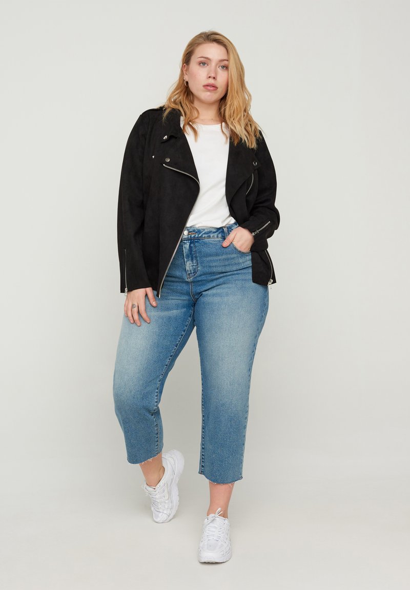 Zizzi Jeans slim fit - light blue denim