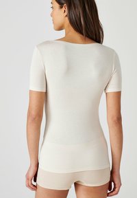 Damart MANCHES COURTES INVISIBLE THERMOLACTYL - T-shirt basic - sable