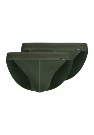 2ER PACK RETRO - Slip - dunkelgrün