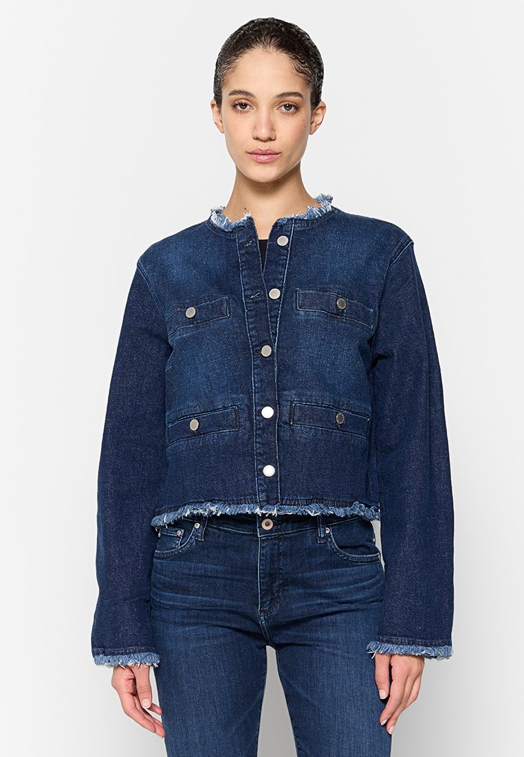 ag jeans Spijkerjas zwartblauw denim