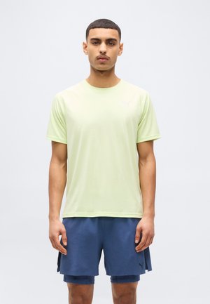 PWRTRAIN TEE - Športne majice - neon yellow