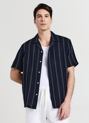 A RIGHE - Camicia - var blu notte