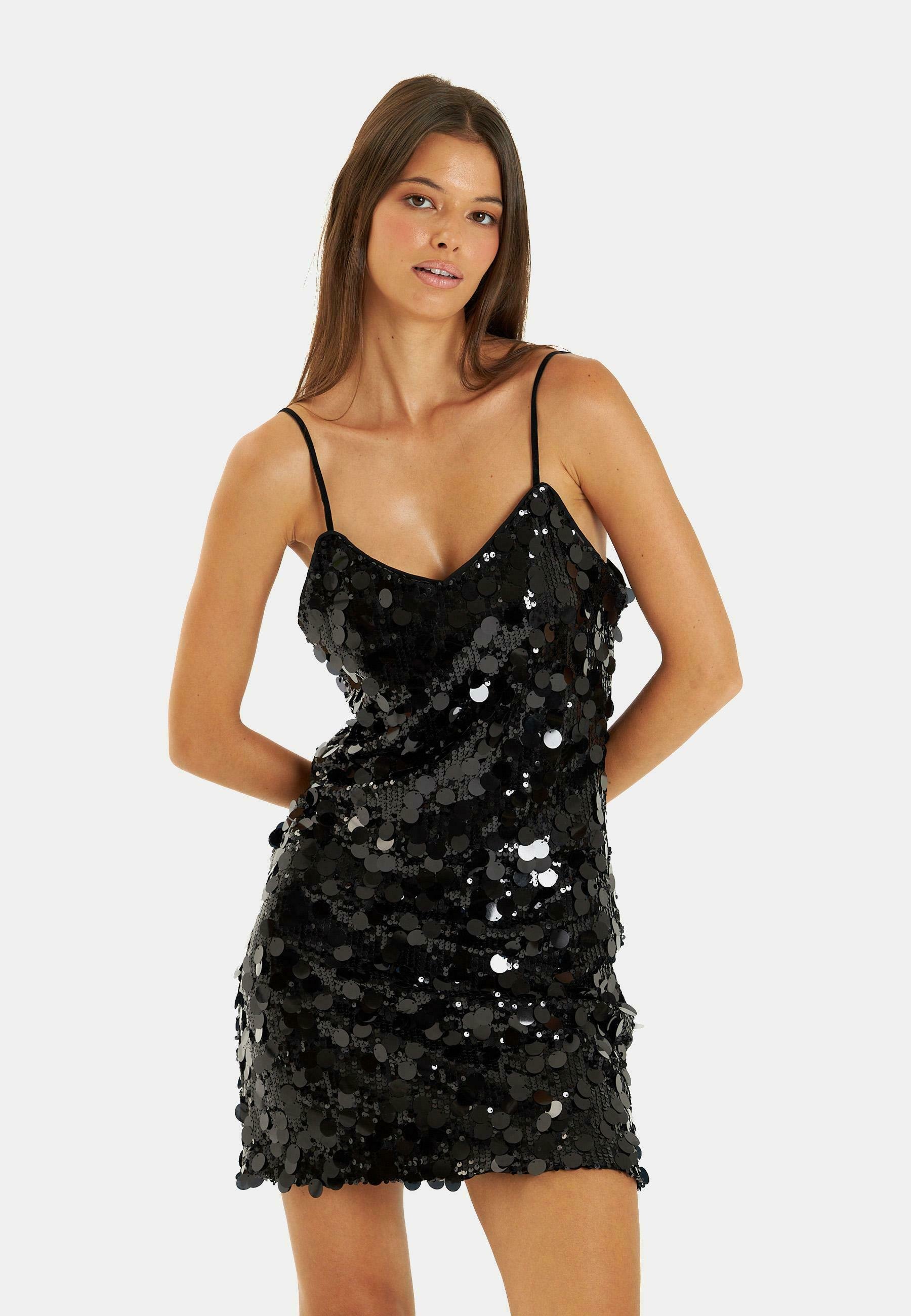 zalando sequin dress Women's Sequin Dresses