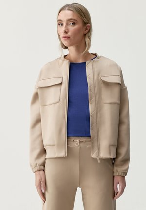 GRAFT - Tréningová bunda - beige