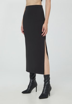 Terranova CON SPACCO  - Gonna a tubino - nero