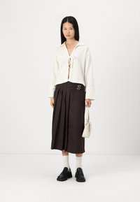 Gina Tricot TIE FRONT CARDIGAN - Kardigan - ecru