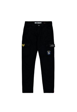 Alpha Industries, PETROL PATCH - Карго панталони - black