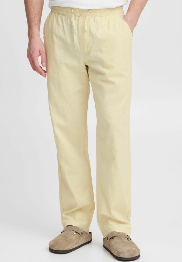 BHVOLKEN LINEN MIX - Trousers - bleached sand